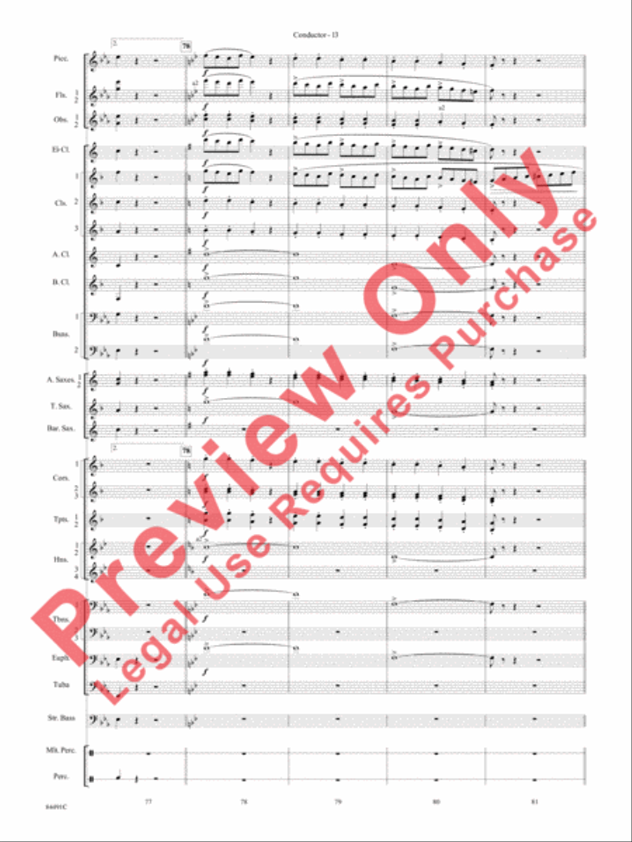 The Typewriter Concert Band scores gallery preview page 16