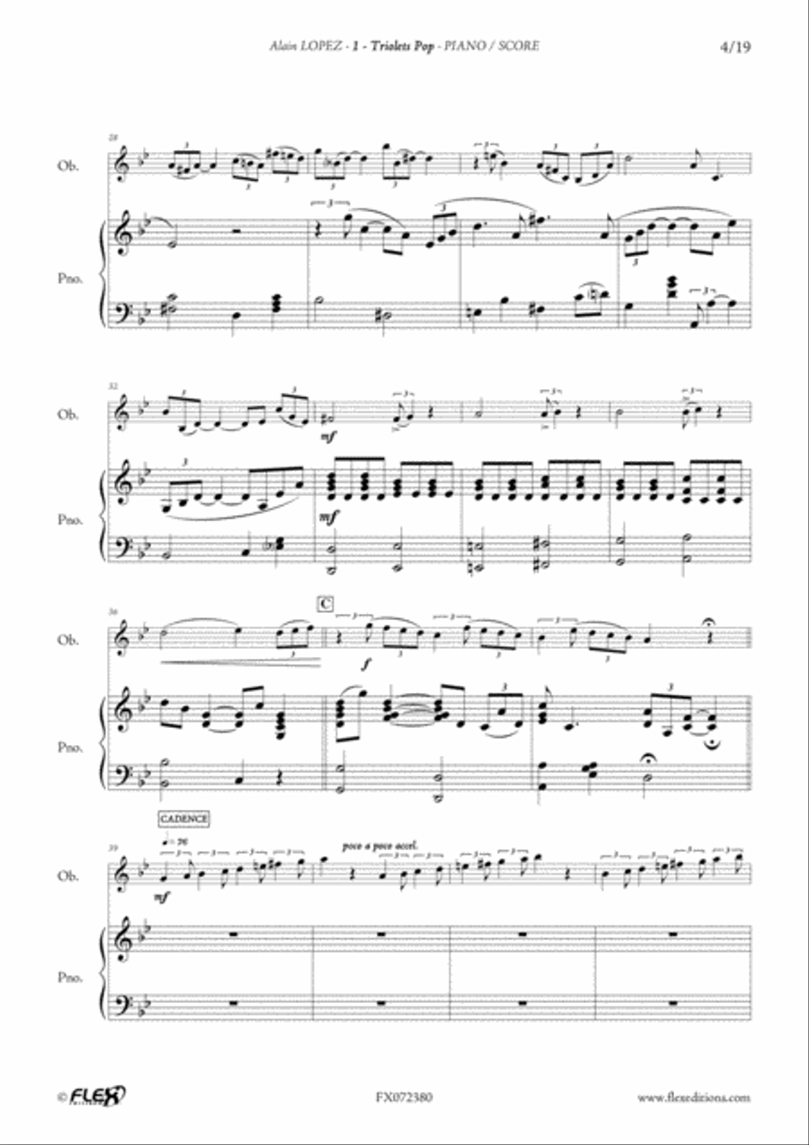 Oboe'Again - End of Cycle I - Volume 1 Piano scores gallery preview page 5