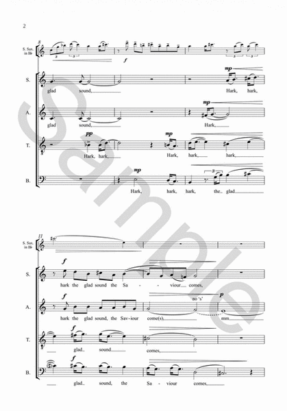 An Introduction to Hark, the Glad Sound for Soprano Saxophone, SATB Choir and Organ