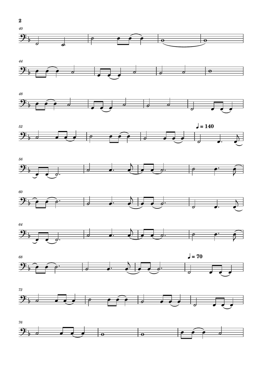 Seize The Day Bass Guitar scores gallery preview page 2