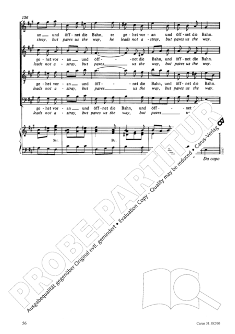 Himmelskonig, sei willkommen (King of heaven, be most welcome) ATB scores gallery preview page 56