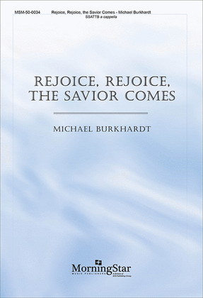 Book cover for Rejoice, Rejoice, the Savior Comes