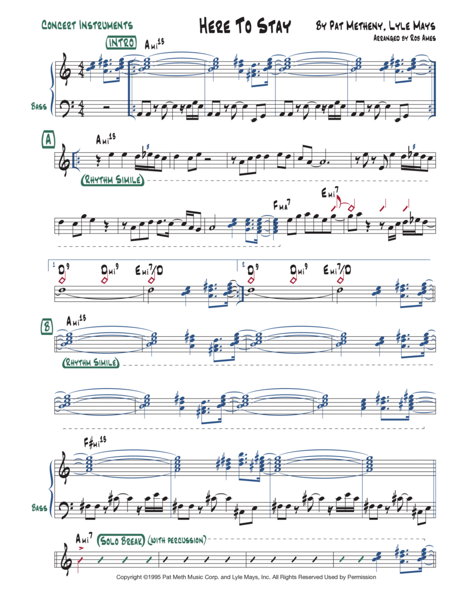Here To Stay Piano scores gallery preview page 1