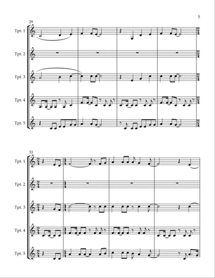 The Sound Of Silence Trumpet Solo scores gallery preview page 5
