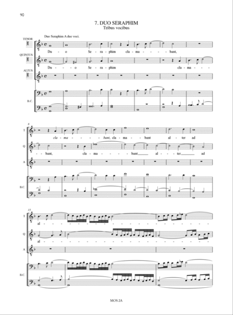 Vespro della Beata Vergine (Venezia 1610) Choir scores gallery preview page 8