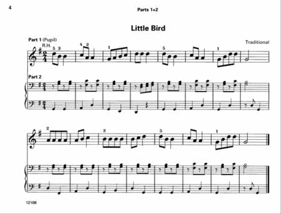 John Thompson's First Piano Duets Piano Method scores gallery preview page 2
