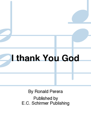 earthsongs: 6. I thank You God