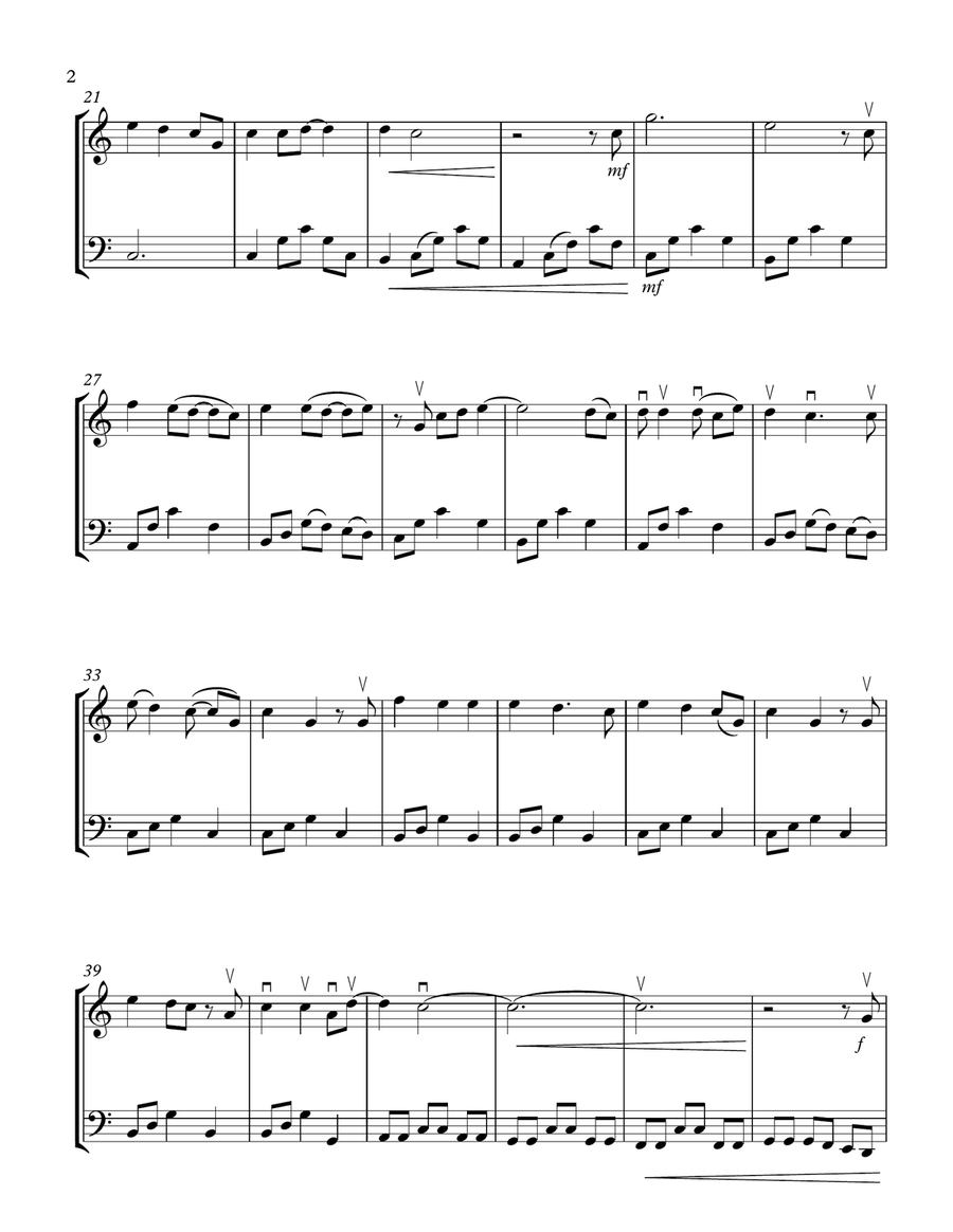 I'll Be String Duet scores gallery preview page 2