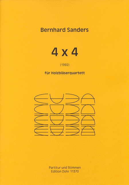 4 x 4 für Holzbläserquartett (1992)