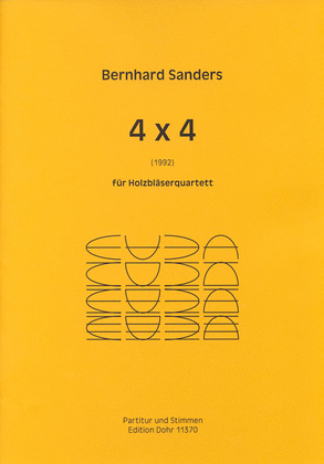 4 x 4 für Holzbläserquartett (1992)