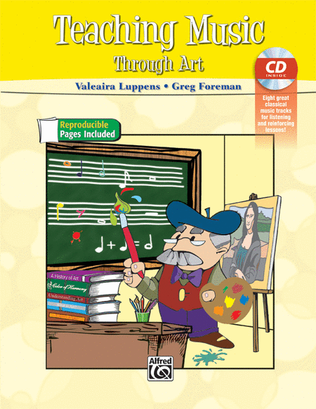 Book cover for Teaching Music Through Art