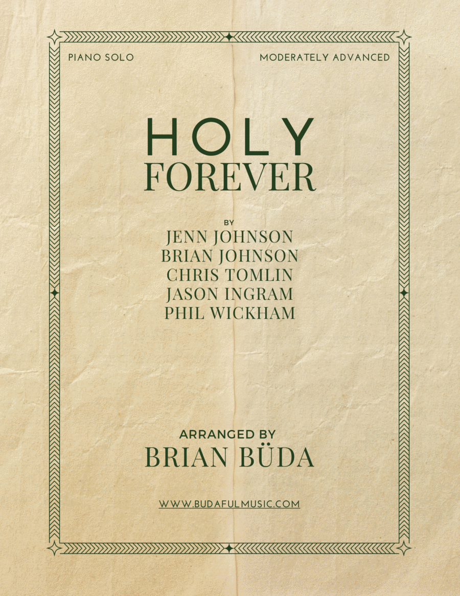 Holy Forever Piano Solo scores gallery preview page 1