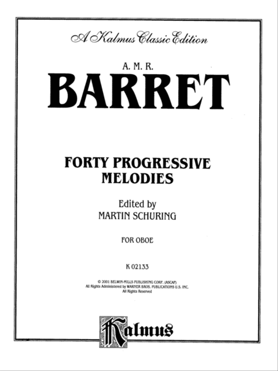 Forty Progressive Studies Oboe scores gallery preview page 2
