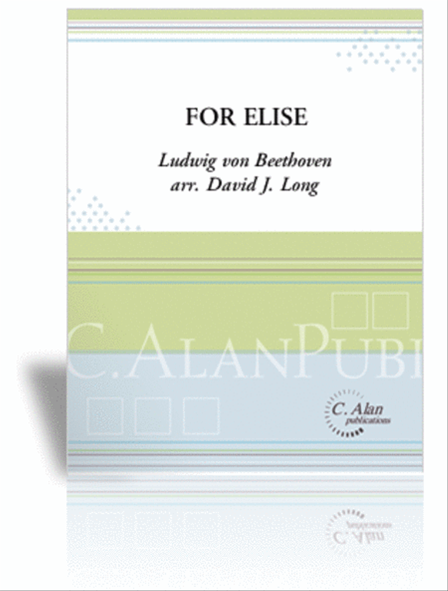 For Elise For Elise Percussion Ensemble scores gallery preview page 1