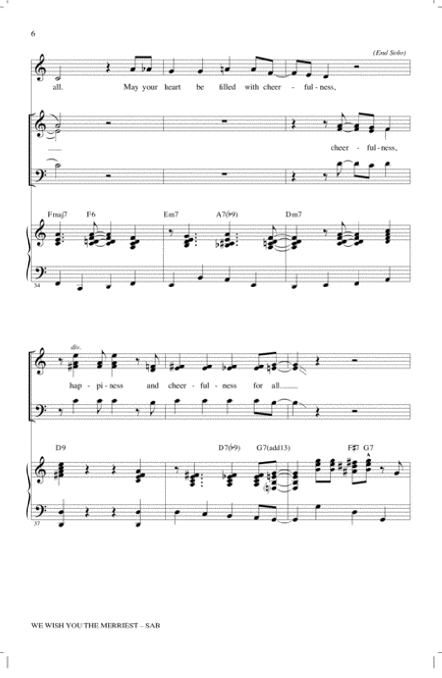 We Wish You The Merriest We Wish You The Merriest 3-Part scores gallery preview page 5