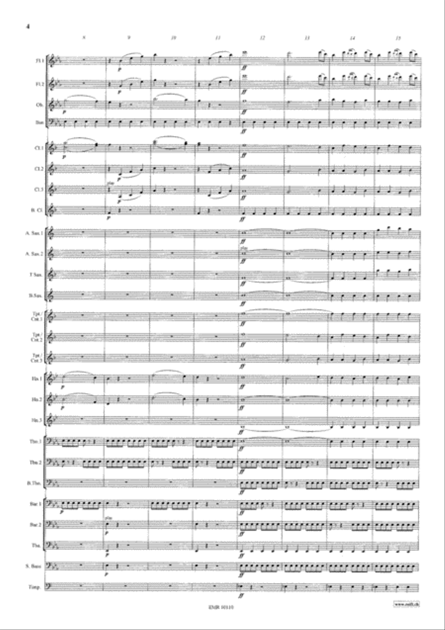 The Marriage Of Figaro Concert Band scores gallery preview page 5