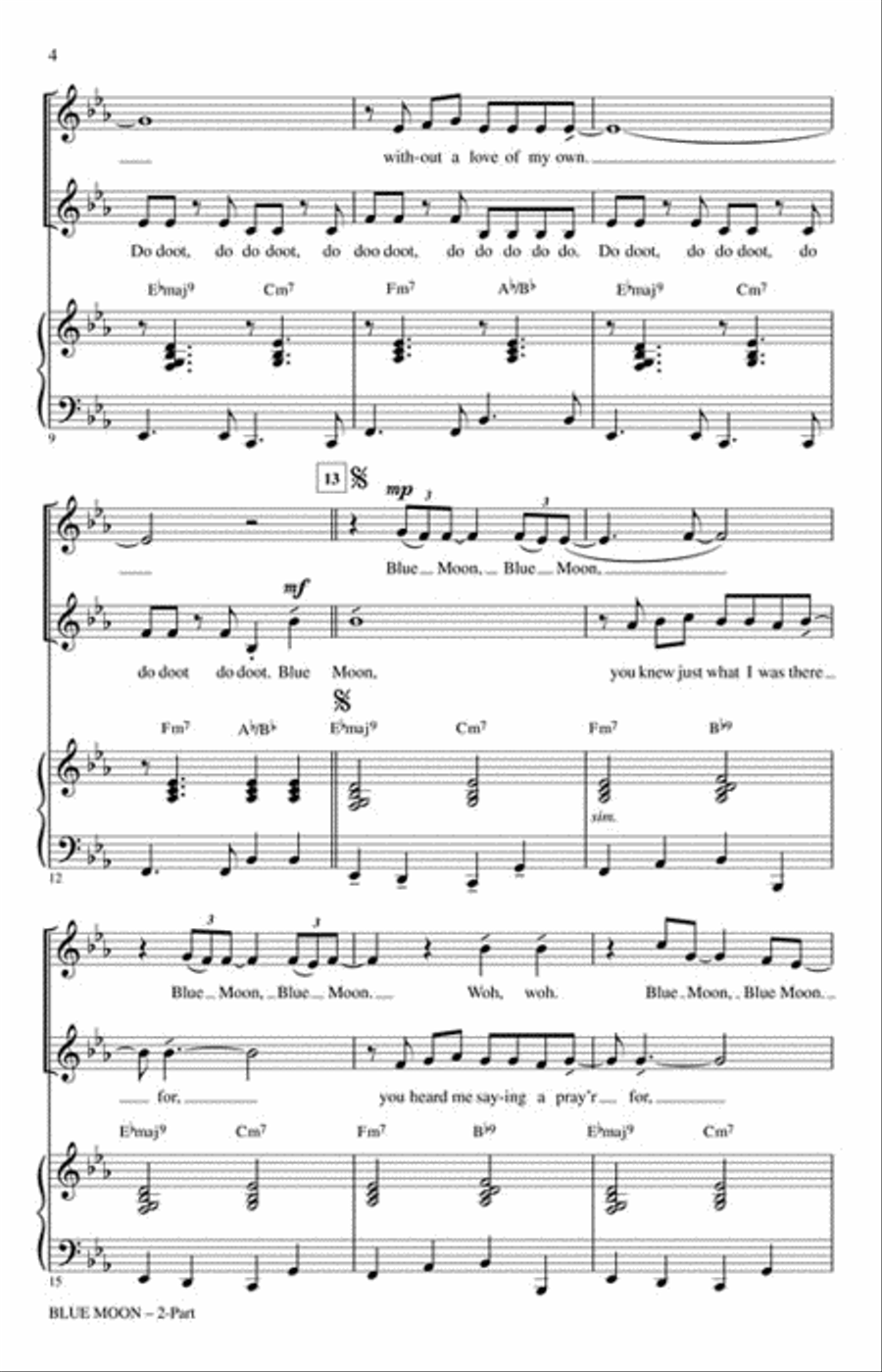 Blue Moon Blue Moon 2-Part scores gallery preview page 3
