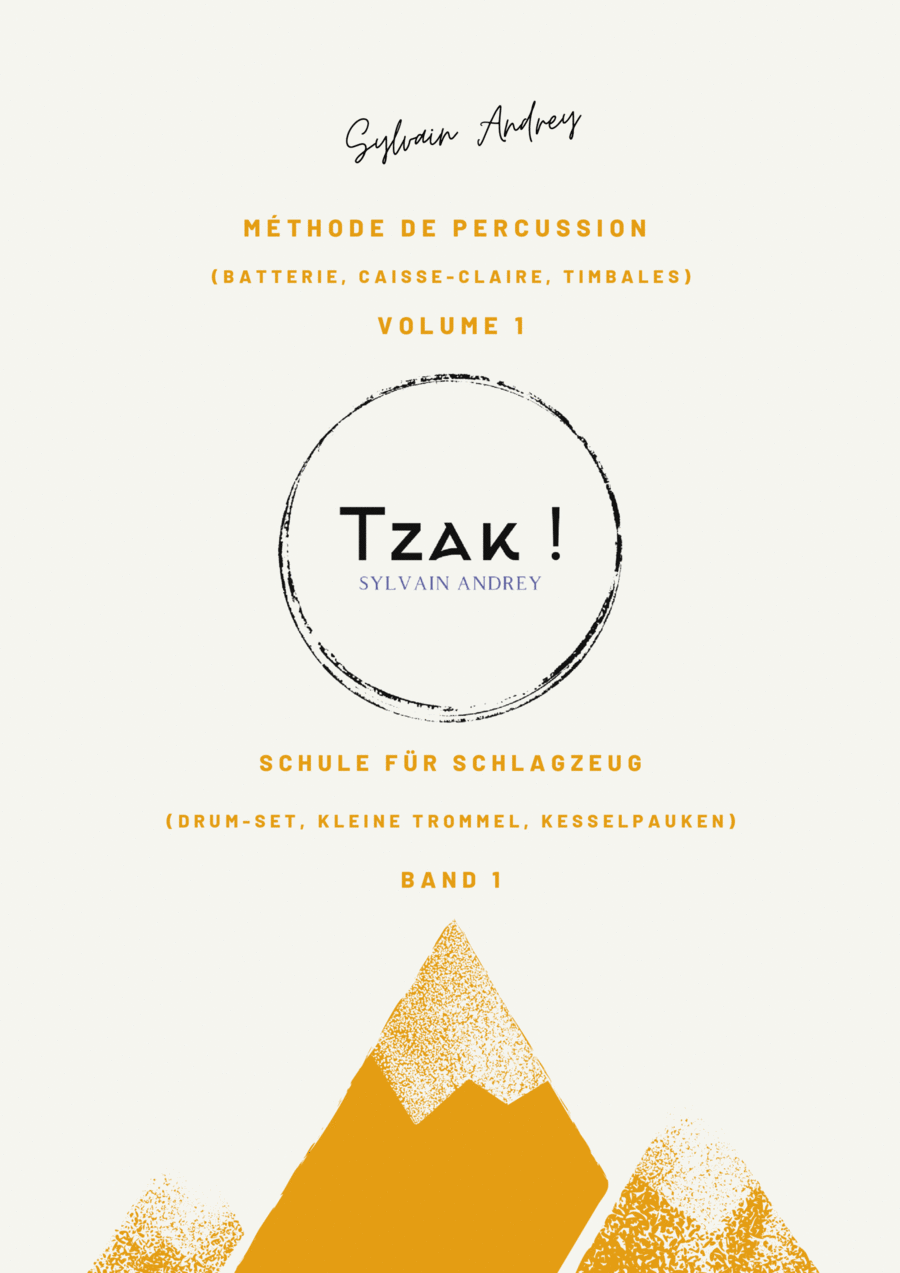 Tzak ! Méthode de percussion - Volume 1 / Schule für Schlagzeug - Band 1 Drum Set scores gallery preview page 1