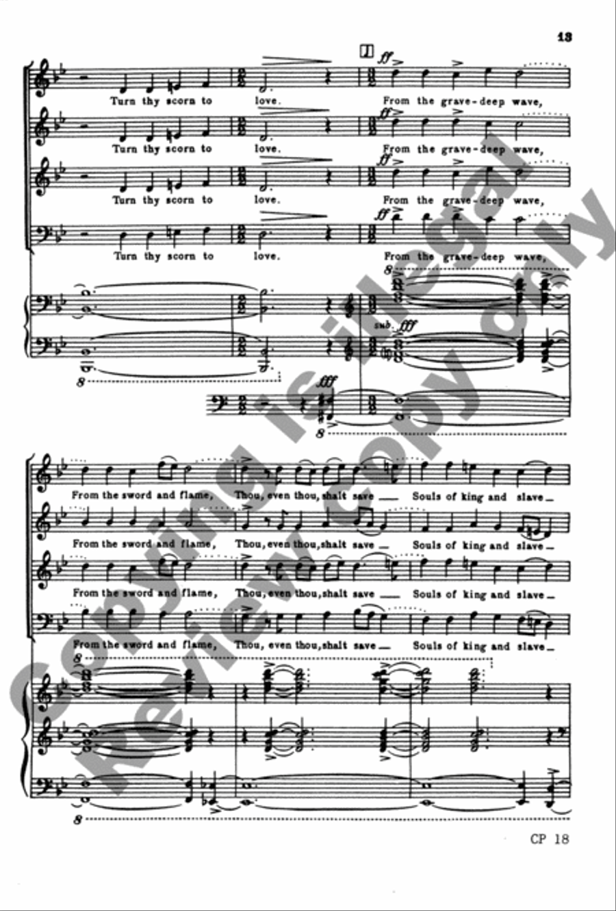 Dirge for the Savior Dirge for the Savior 4-Part scores gallery preview page 12