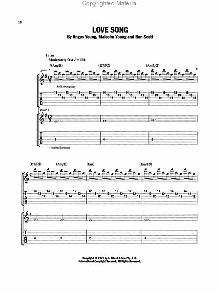 AC/DC - Backtracks Electric Guitar scores gallery preview page 3