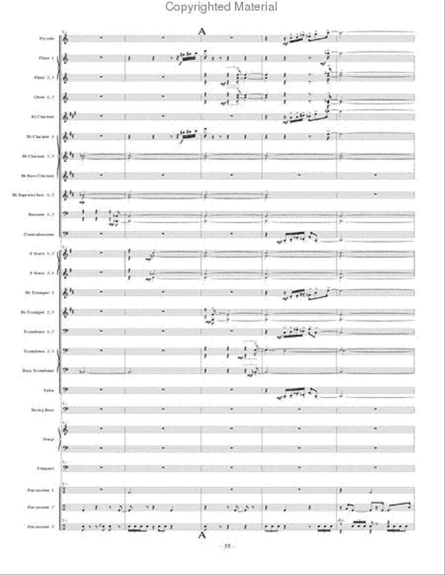 Music for Music - STUDY SCORE ONLY Concert Band scores gallery preview page 12