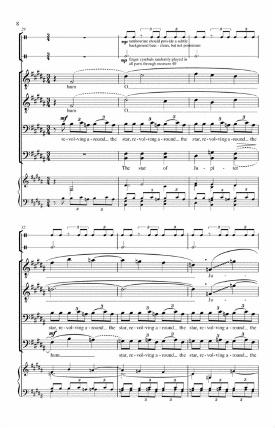 Starry Messenger TTBB scores gallery preview page 7