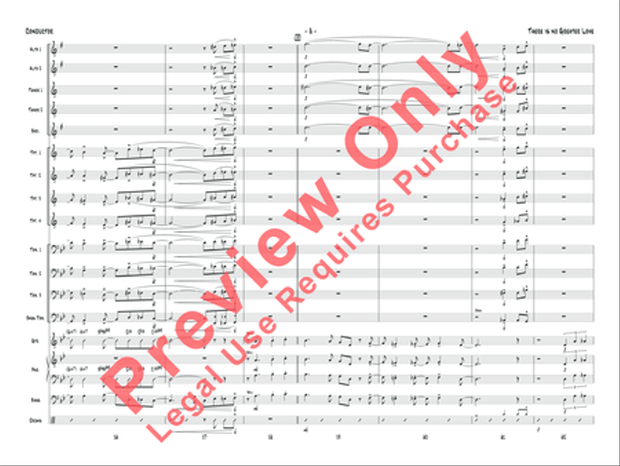 There Is No Greater Love Jazz Ensemble scores gallery preview page 37