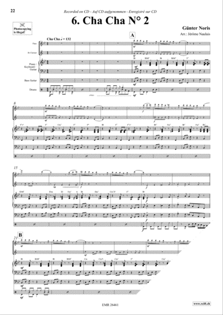 Let's Dance Volume 2 Woodwind Ensemble scores gallery preview page 8