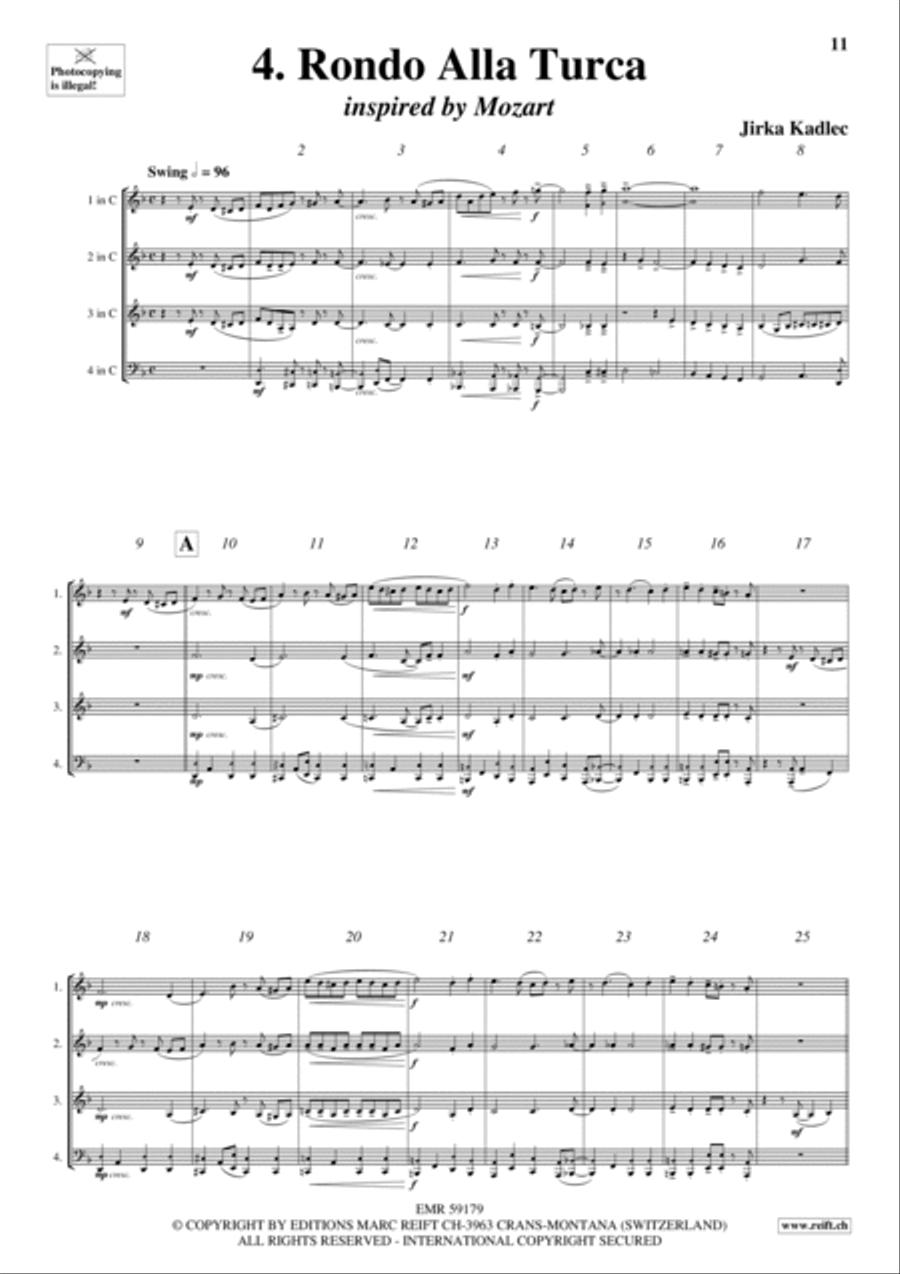 Woodwind Quartet Collection Volume 4 Woodwind Quartet scores gallery preview page 7