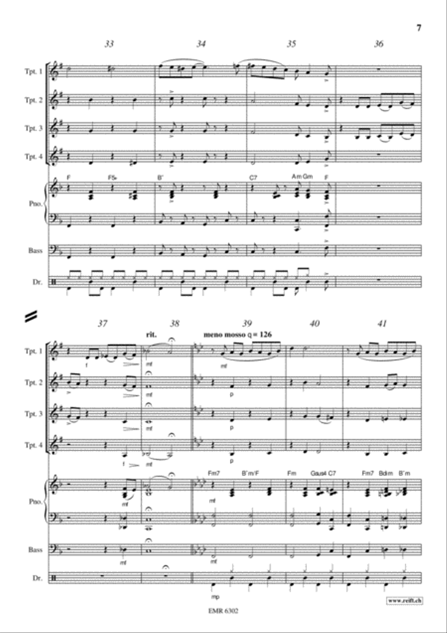Swanee Trumpet scores gallery preview page 7