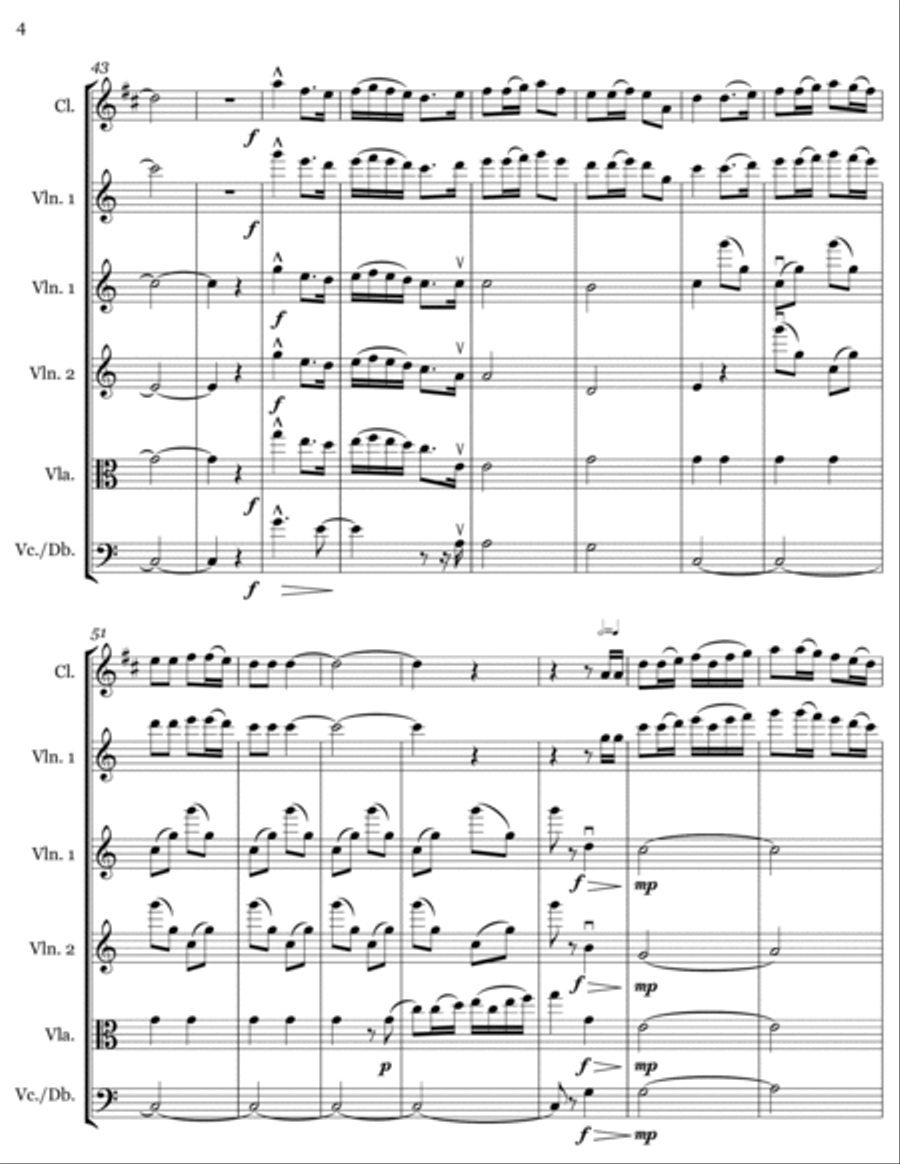 Simple Gifts - A Shaker Hymn Chamber Orchestra scores gallery preview page 4