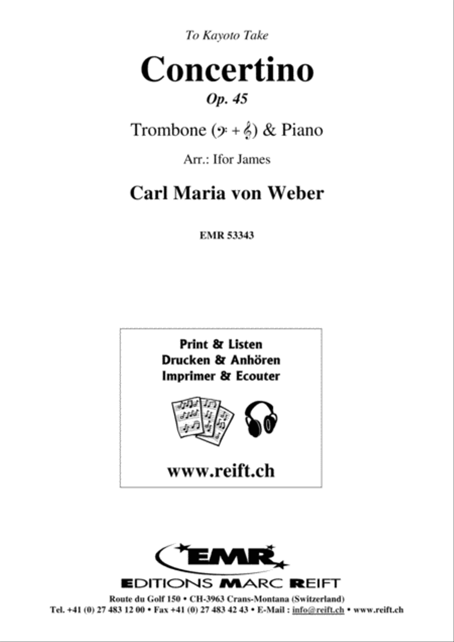 Concertino Piano Accompaniment scores gallery preview page 1
