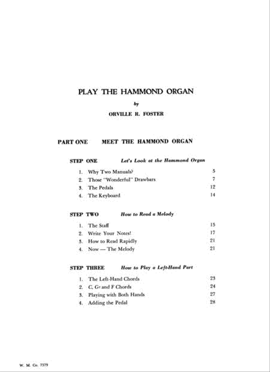 Play the Hammond Organ Pt 1 Organ scores gallery preview page 2