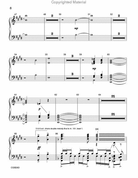 Come By Here (Kum Ba Yah) - Handbell Score image number null