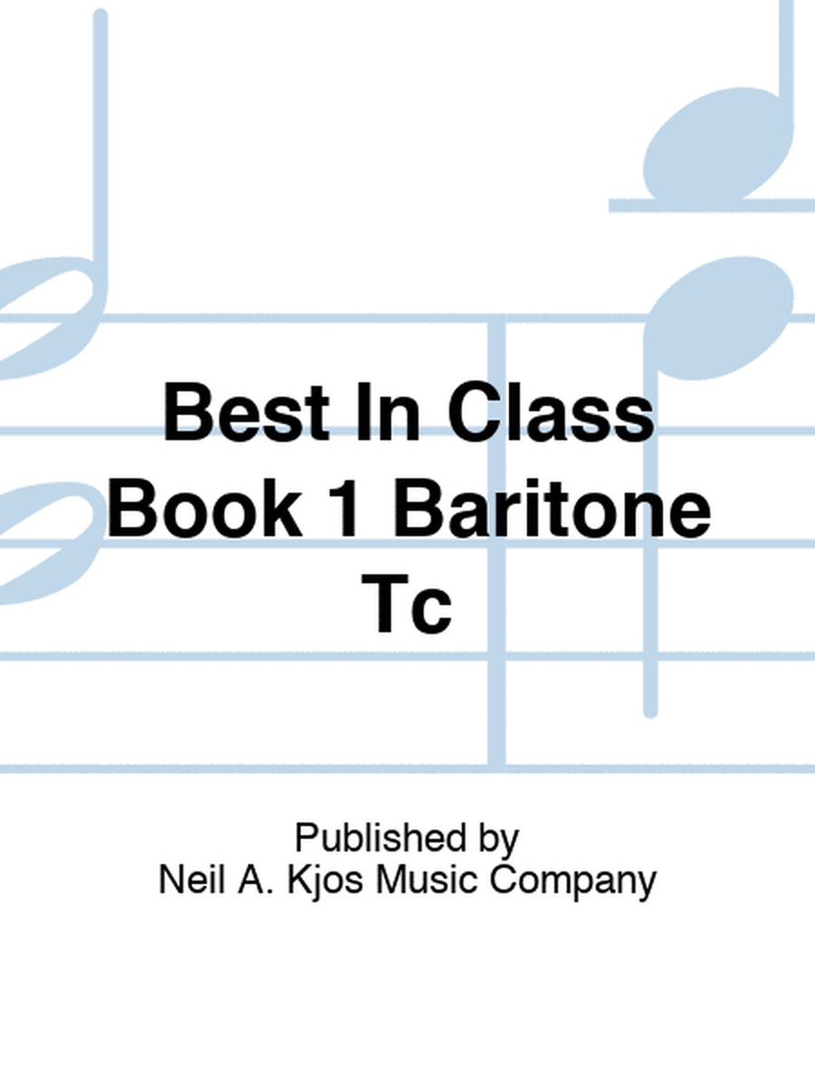 Best In Class Book 1 Baritone Tc