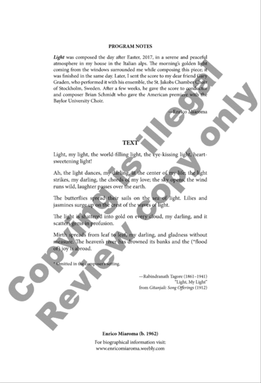 Light SSATB scores gallery preview page 2