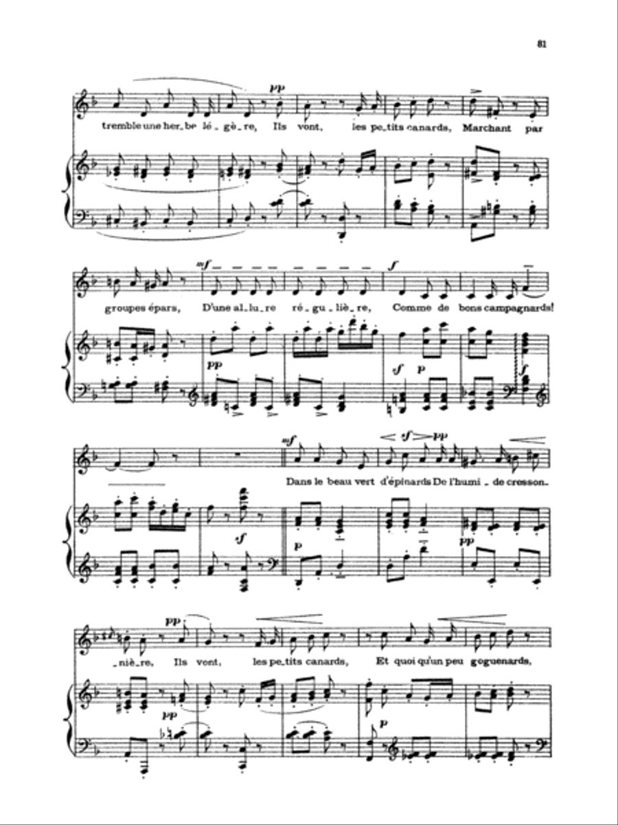 Chabrier: Recueil de Melodies Voice scores gallery preview page 3