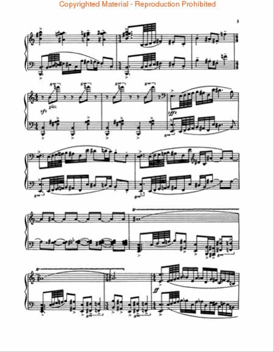 Fantasia Piano Solo scores gallery preview page 3