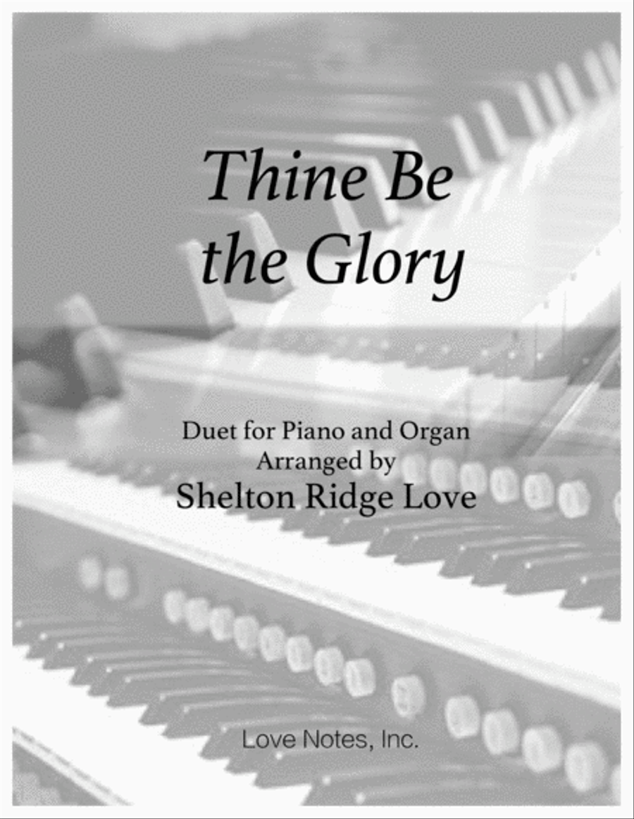 Thine Be the Glory Thine Be the Glory Piano scores gallery preview page 1
