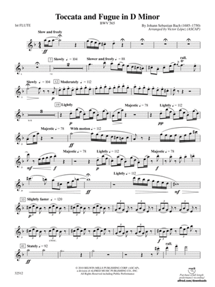 Toccata and Fugue in D Minor: Flute