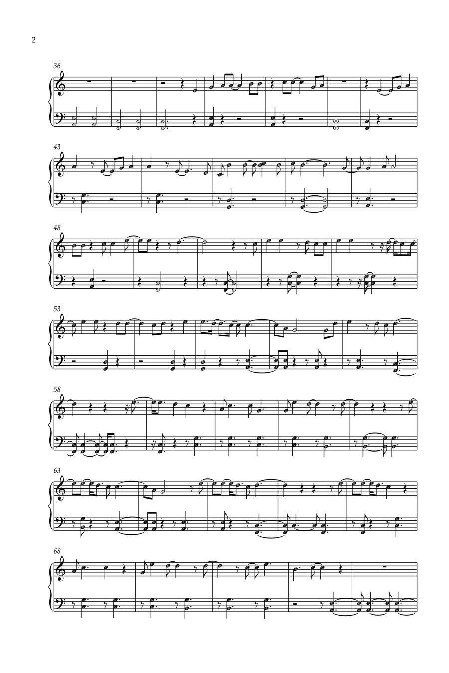 In Jesus Name (God Of Possible) Easy Piano scores gallery preview page 2