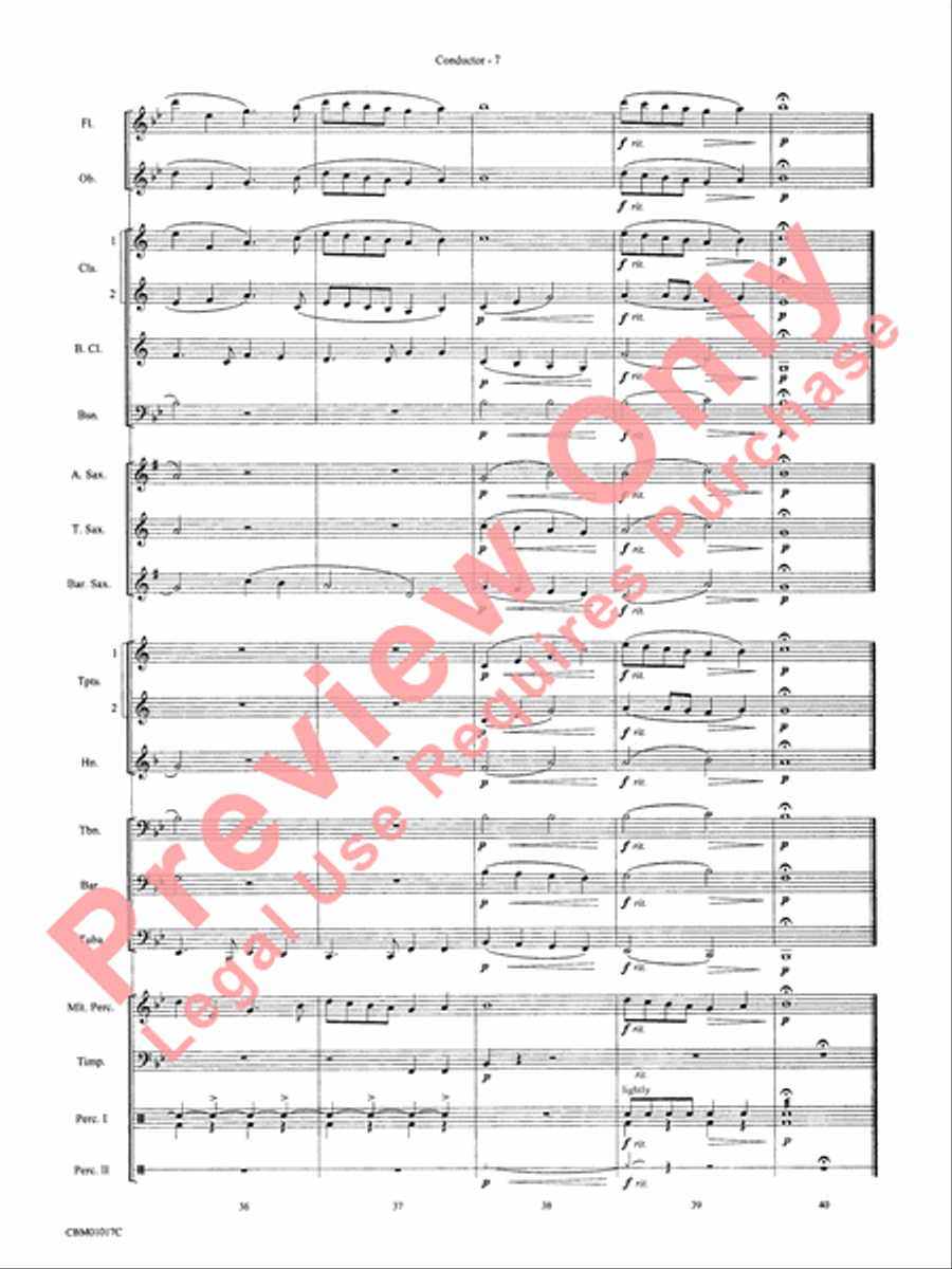 Have Yourself a Merry Little Christmas Concert Band scores gallery preview page 10