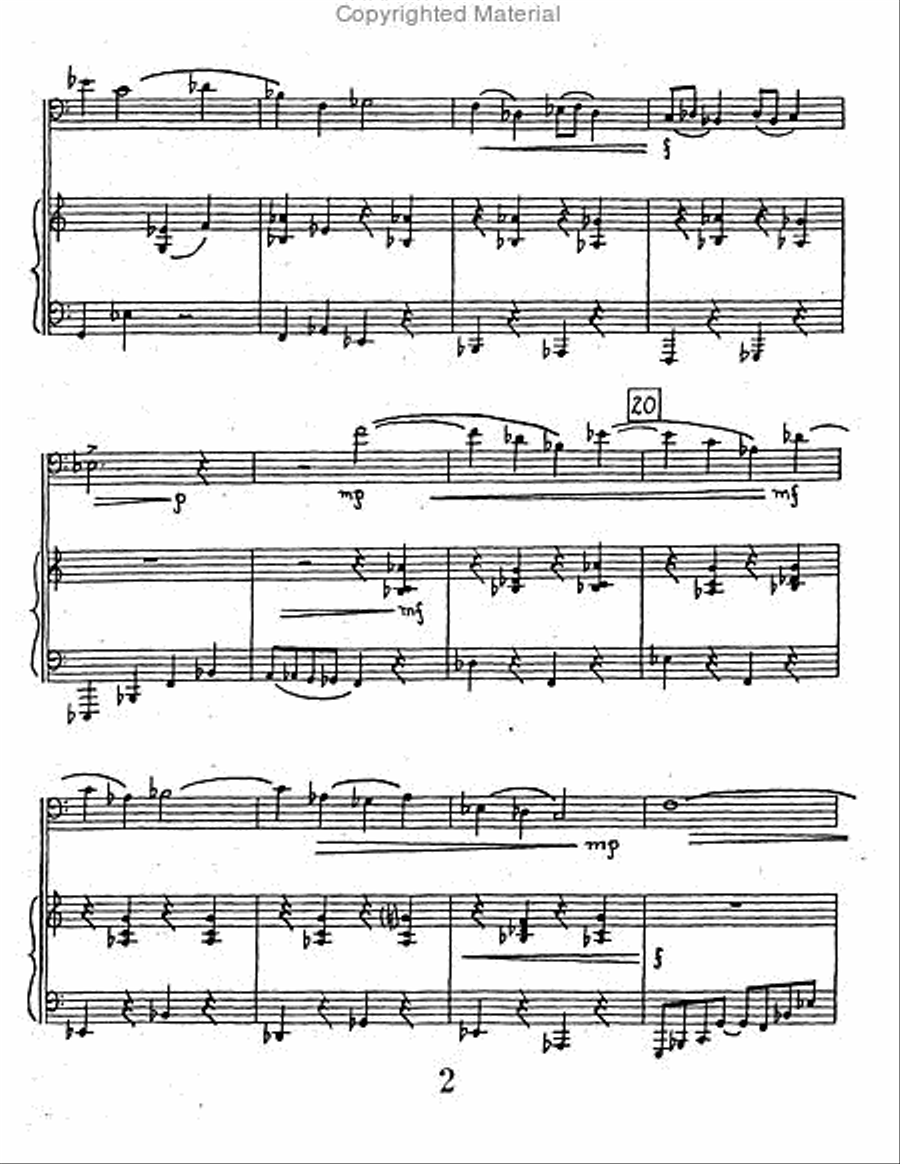 Bagatelles Euphonium scores gallery preview page 4