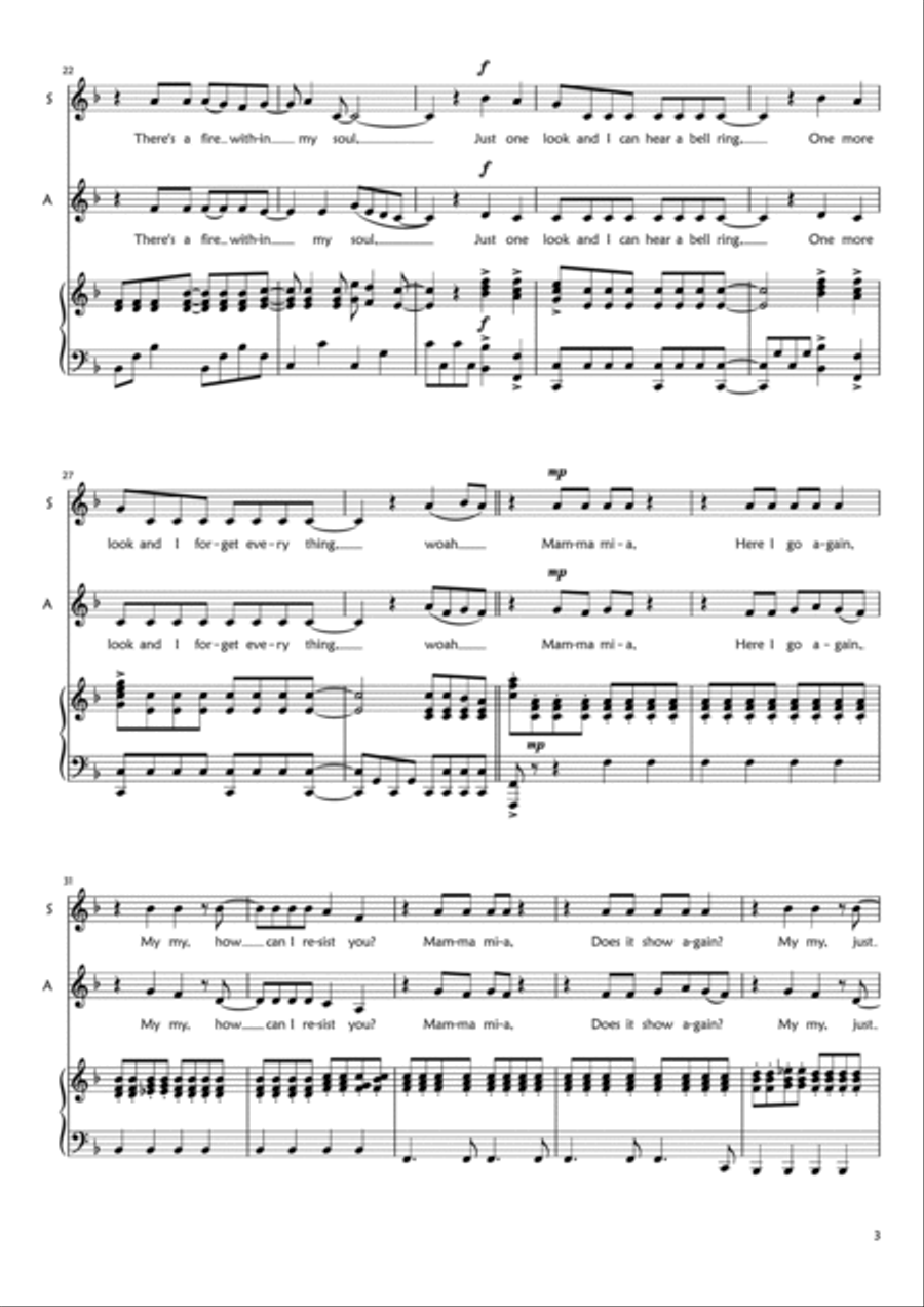 Mamma Mia SA scores gallery preview page 3