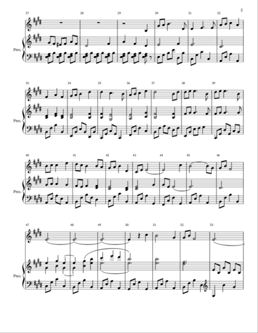 I Love to See the Temple Violin Solo scores gallery preview page 2