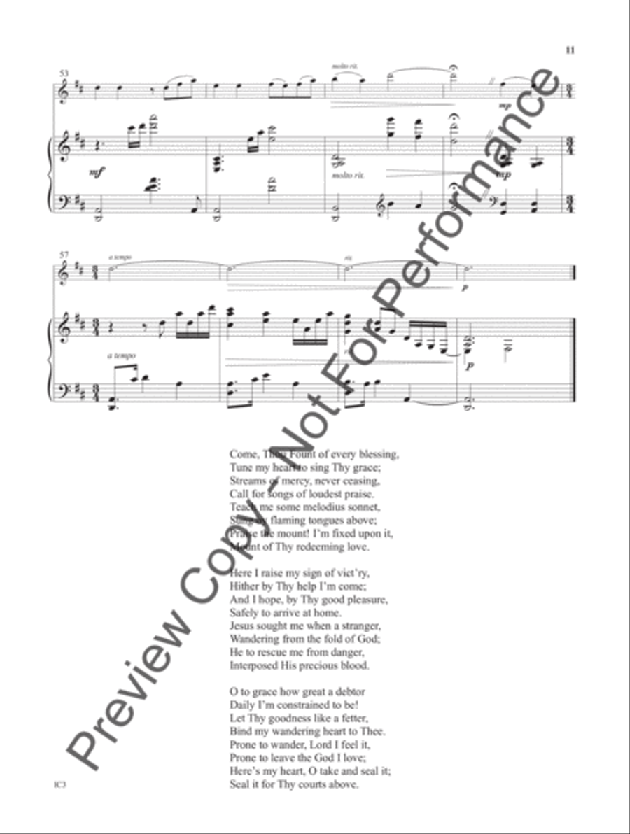 Instrumental Worship - treble instruments in C C Instrument scores gallery preview page 12