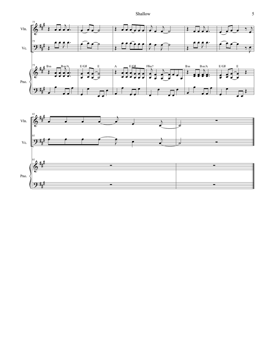 Shallow Piano Trio scores gallery preview page 5