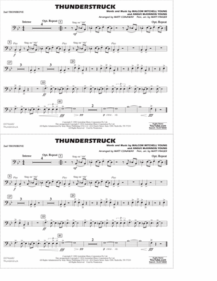 Thunderstruck (arr. Matt Conaway) - 2nd Trombone