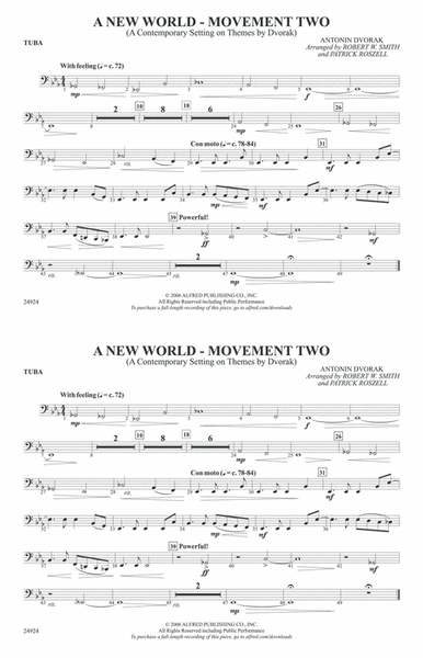 A New World---Movement Two: Tuba