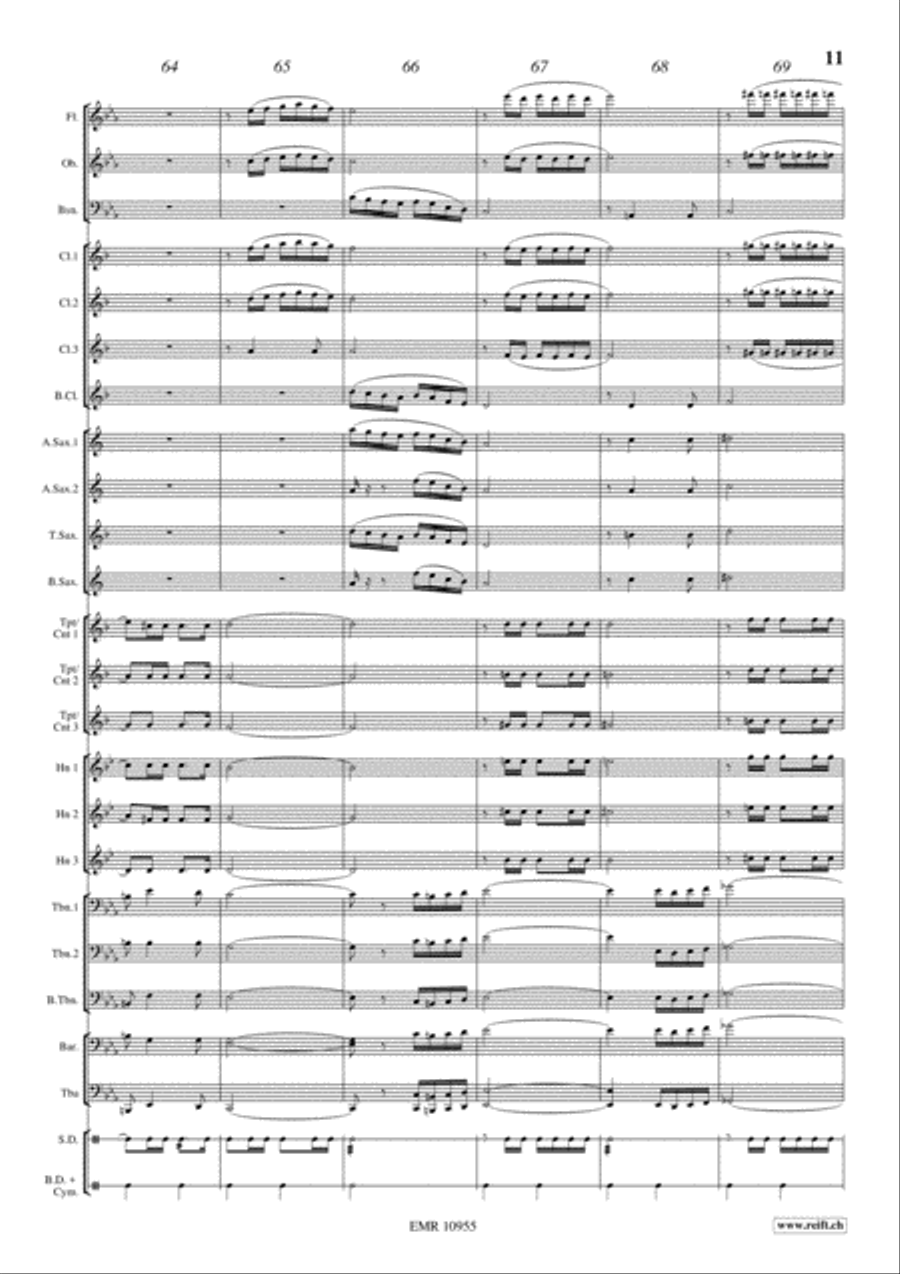 Concordia March Concert Band scores gallery preview page 12